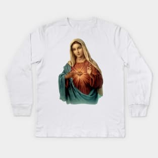 Sacred Heart of Mary Kids Long Sleeve T-Shirt